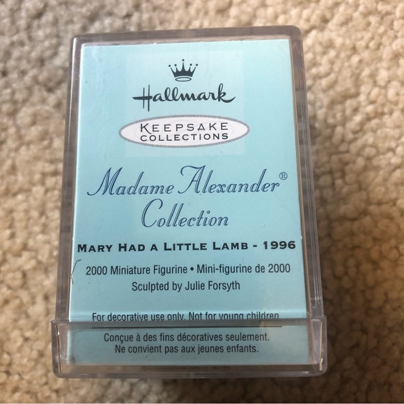 Hallmark Collectible Madame Alexander Collection Mary Had A Little Lamb 1996 - Picture 2 of 3